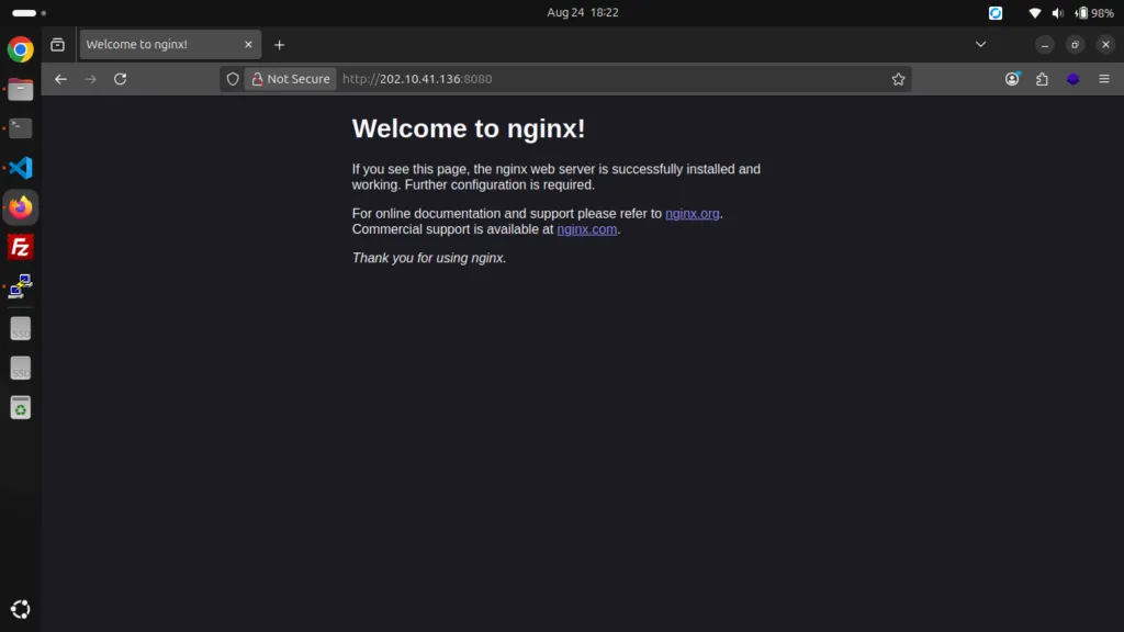 Docker image